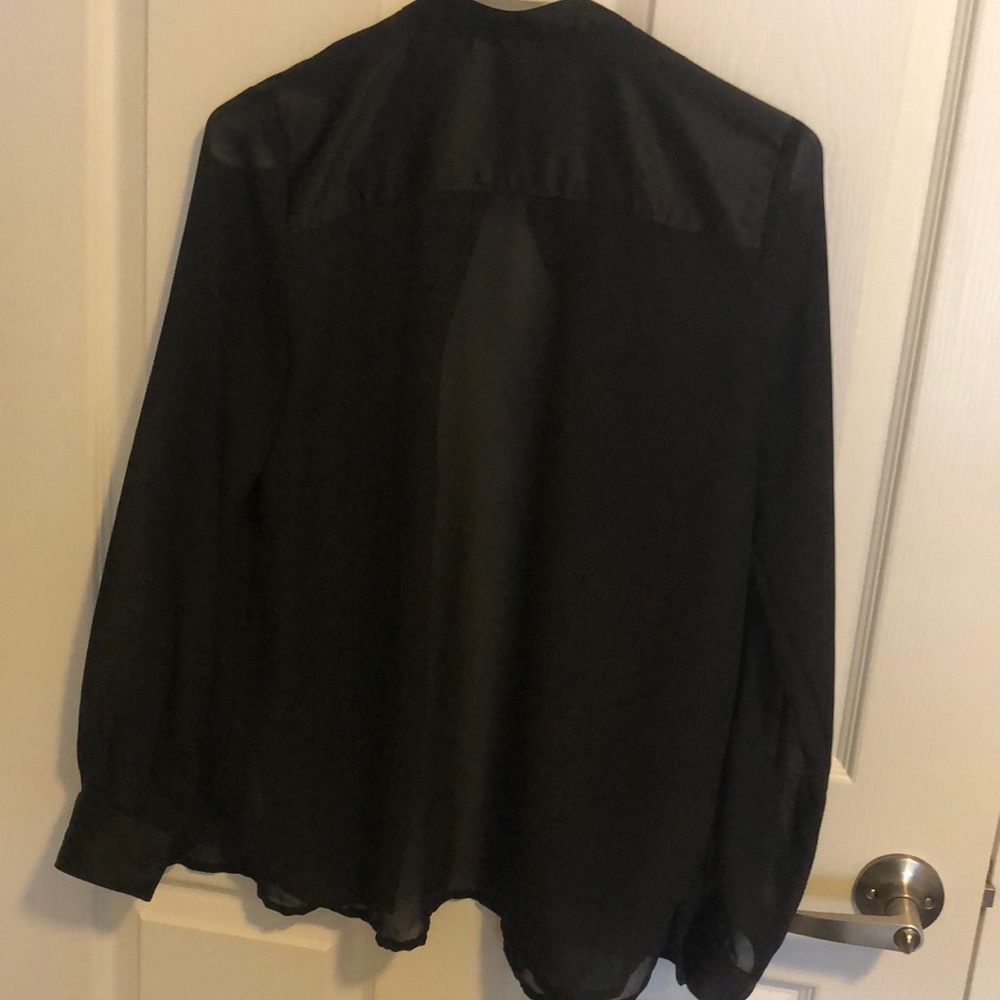 Sheer button down - Picture 3 of 4